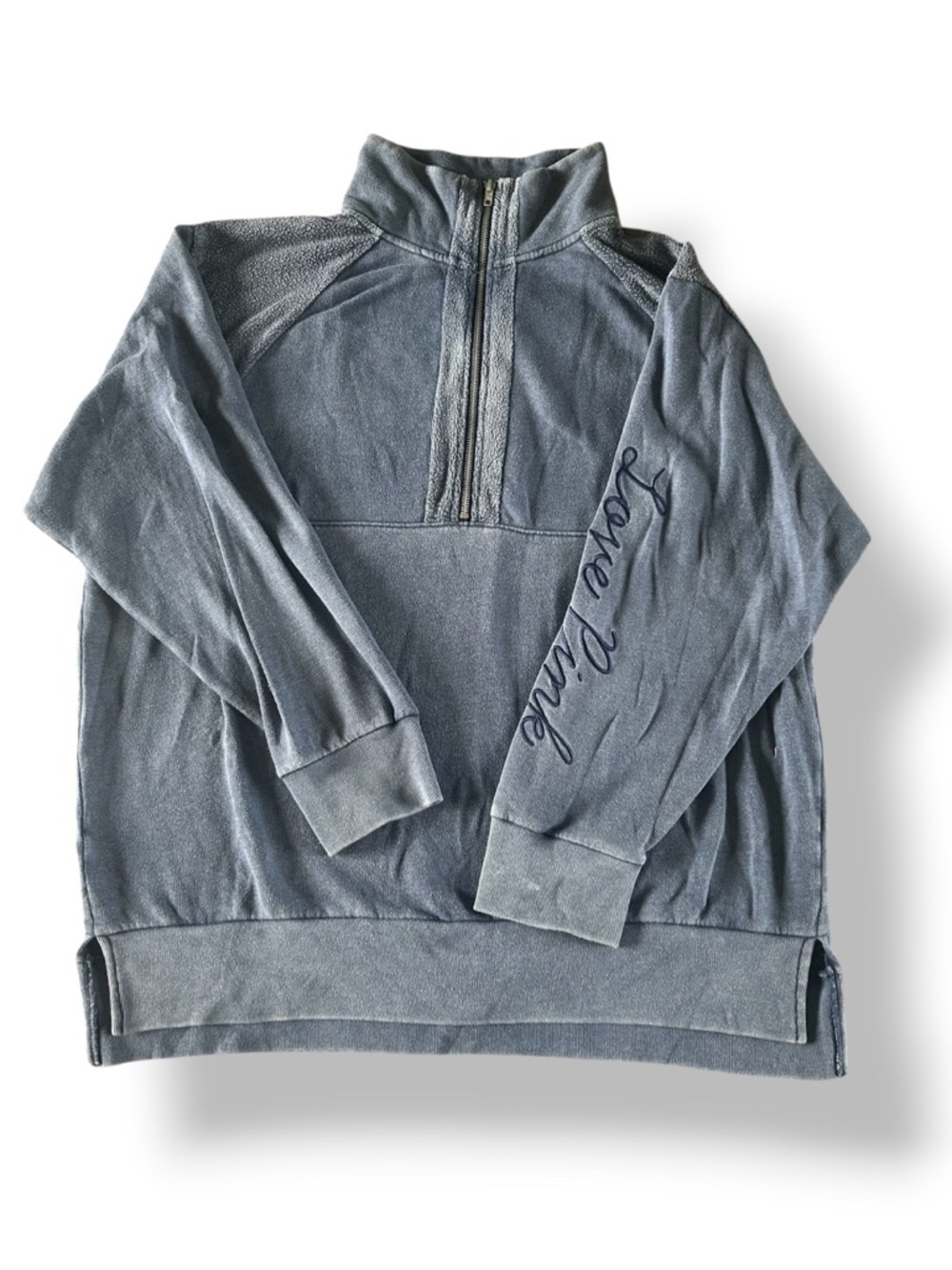 [PINK] Blue Quarter Zip